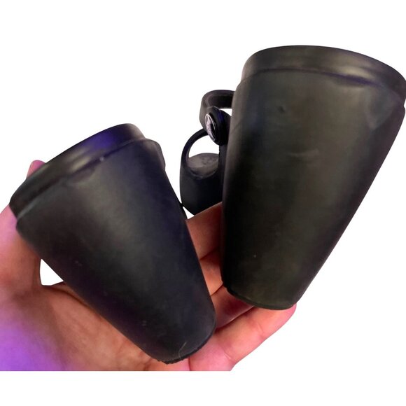 CROCS Cyprus Slides Womens Size 9 Black Heeled Slip On Criss Cross Strap Open To - Picture 9 of 9